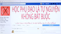 Học sinh liên tiếp lập Facebook phản đối học thêm