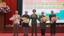 Công an tỉnh Hòa Bình gặp mặt chúc tết cán bộ lãnh đạo Công an hưu trí