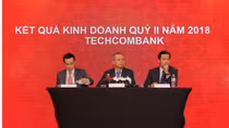 Lợi nhuận trước thuế của Techcombank đạt 5.196 tỷ VNĐ, gần gấp đôi cùng kỳ 2017