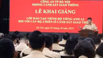 Đào tạo tiếng Anh cho CSGT ưu tú đến từ 25 đơn vị thuộc Đội, Trạm CSGT