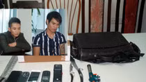 Dùng súng tự chế cướp điện thoại Iphone 6