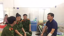 Khống chế ngáo đá ôm bình gas cố thủ, Phó trưởng Công an huyện bị thương