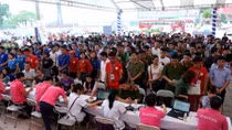 Hơn 2.000 người tham gia hiến máu tình nguyện ở Thái Nguyễn