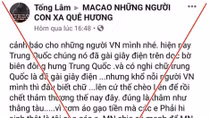 Xác minh tin đồn 7 công dân tử vong ở biên giới Trung Quốc