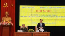 Bộ Công an và Bộ GD&ĐT tăng cường phối hợp đảm bảo an ninh, an toàn trường học