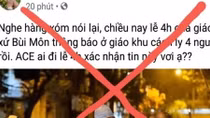 Thông tin 4 người bị cách ly ở giáo xứ Bùi Môn là sai sự thật