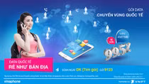 VinaPhone giảm cước Data Roaming tại Mỹ và một số nước Châu Á