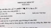 Bệnh nhi ở Khánh Hòa tử vong không phải do virus corona mới ở Trung Quốc