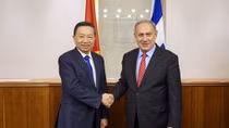 Bộ trưởng Tô Lâm chào xã giao Thủ tướng Israel Benjamin Netanyahu