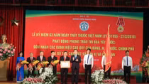 Chủ tịch nước Trần Đại Quang dự lễ kỷ niệm Ngày Thầy thuốc Việt Nam tại Bệnh viện Bạch Mai.