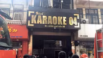 Kịp thời dập tắt vụ cháy quán karaoke trên phố Mai Hắc Đế
