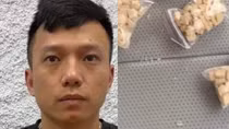 Nam thanh niên bị bắt cùng 200 viên MTTH trong ô tô