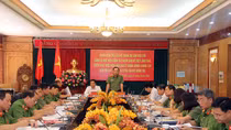 Đoàn kiểm tra của Bộ Chính trị làm việc Học viện Cảnh sát nhân dân