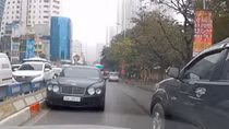 Tài xế lái “siêu xe” Bentley chạy ngược chiều ở Hà Nội là ai?