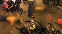2 thanh niên say rượu gây tai nạn, 4 người bị thương nặng