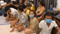 56 nam, nữ tụ tập trong căn nhà thuê để sử dụng ma túy