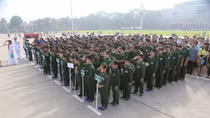 Hơn 130 “chiến sĩ nhí” xuất quân tham dự Học kỳ trong quân đội của Viettel