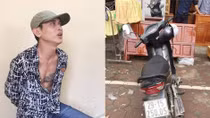 CSGT bắt nóng tên cướp xe máy