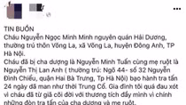 Khởi tố vụ án bé gái tử vong nghi do mẹ đẻ và cha dượng bạo hành