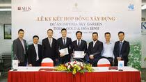 Hòa Bình được chọn là đơn vị thi công xây dựng dự án Imperia Sky Garden