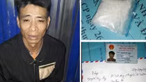Vi phạm giao thông lại còn mang theo ma túy đá