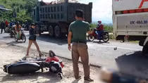 Tông vào xe ben nam thanh niên tử vong tại chỗ