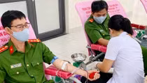 Công an TP Hồ Chí Minh hưởng ứng phong trào hiến máu tình nguyện