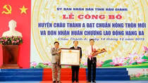 Hậu Giang có huyện Nông thôn mới