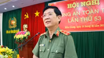Thứ trưởng Nguyễn Văn Sơn dự triển khai công tác năm 2019 Công an tỉnh Kiên Giang