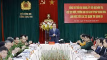 Chủ tịch nước Trần Đại Quang làm việc với các cơ quan thi hành án