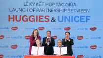 Công ty Kimberly-Clark và Unicef công bố dự định hợp tác tại Việt Nam