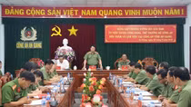 Thứ trưởng Bùi Văn Nam kiểm tra công tác tại Công an An Giang