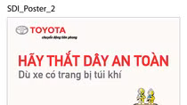 Túi khí vận hành tốt hơn 15 lần khi thắt dây an toàn