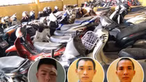 Liên tiếp triệt phá ổ nhóm chuyên trộm cắp, tiêu thụ trên 100 xe máy 