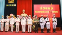 Công an tỉnh Vĩnh Phúc đón nhận Huân chương Lao động hạng Ba