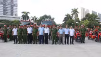 Ra mắt Tổ chữa cháy và cứu nạn cứu hộ Công an phường
