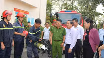 Đoàn giám sát Quốc hội kiểm tra việc thực hiện chính sách pháp luật về phòng cháy chữa cháy