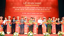 Khai mạc triển lãm quốc tế kỹ thuật, phương tiện PCCC, CNCH và thiết bị an ninh