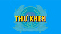 Thư khen quần chúng có hành động dũng cảm truy bắt đối tượng cướp tiệm vàng
