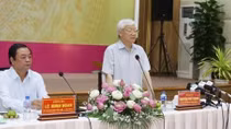 Tổng Bí thư làm việc tại tỉnh Đồng Tháp