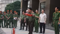 Đoàn công tác liên ngành kiểm tra đảm bảo an toàn PCCC tòa nhà chung cư