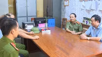 Kiểm tra kết quả công tác của lực lượng Công an xã trên địa bàn huyện Trạm Tấu