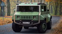 Độc đáo chiếc H-UAZ “lai” giữa xe quân sự Nga và Hummer Mỹ