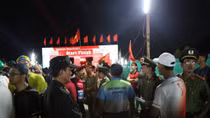 Bảo đảm an ninh cho hàng người chạy marathon trên đảo Lý Sơn