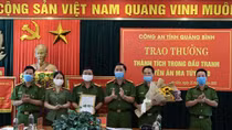 Khen thưởng Công an thị xã Ba Đồn khám phá vụ ma túy lớn
