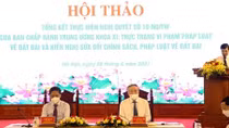 Hoàn thiện hệ thống pháp luật về đất đai để chống tham nhũng