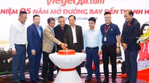 Vietjet đạt 2,2 triệu lượt khách sau 5 năm mở đường bay Thanh Hóa