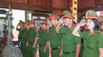 Cảnh sát PCCC tỉnh Thái Nguyên: Dâng hương, báo công nhân ngày truyền thống