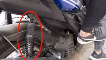 Thực hư vụ “xe Yamaha NVX 155 bị cong giảm xóc sau”