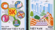 Phát hành bộ tem “Chung sống an toàn với đại dịch COVID-19”